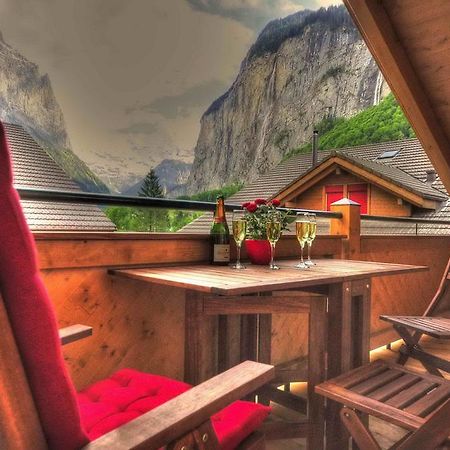 Luxury Penthouse Apartment Lauterbrunnen Extérieur photo