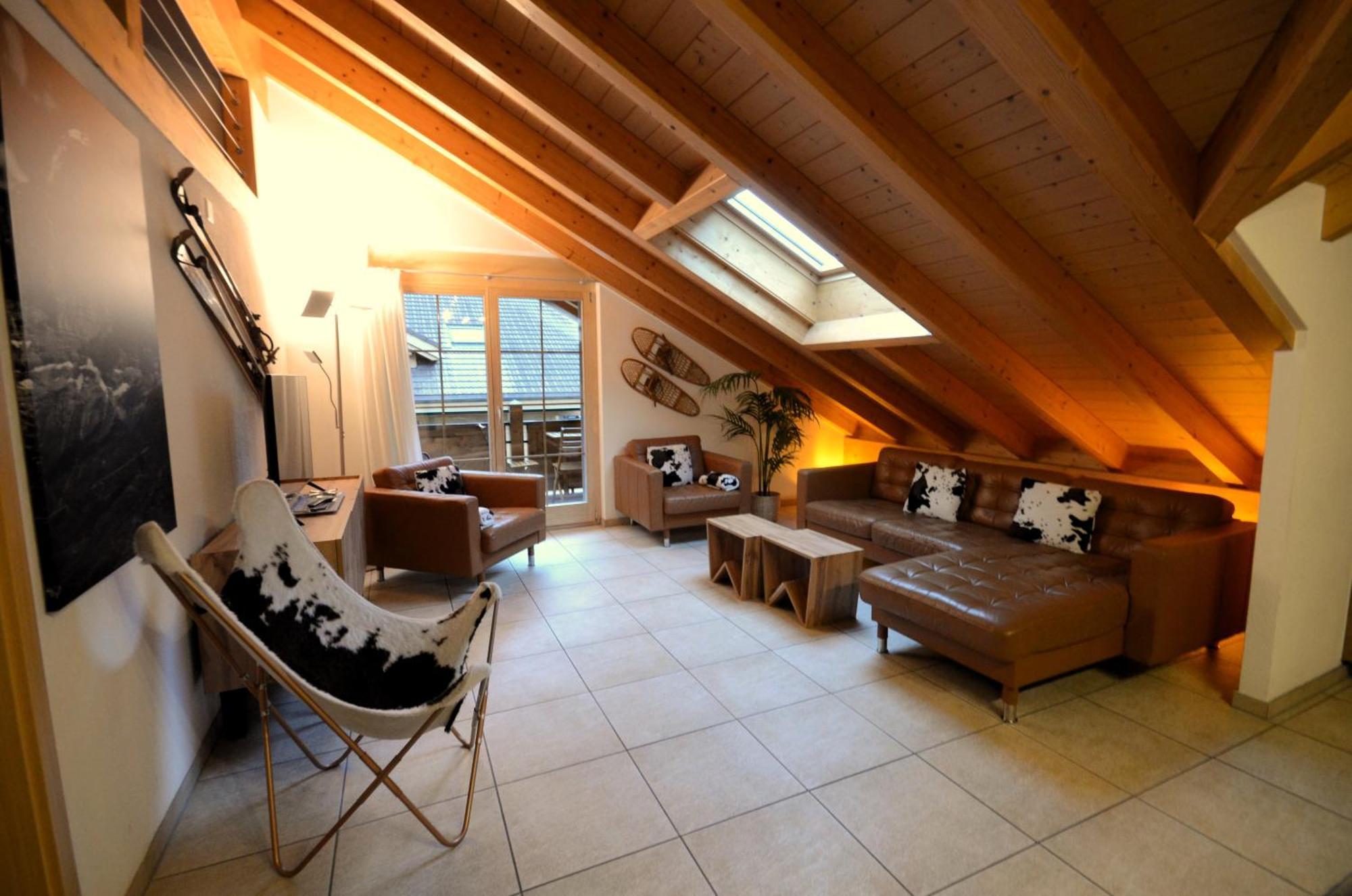 Luxury Penthouse Apartment Lauterbrunnen Extérieur photo