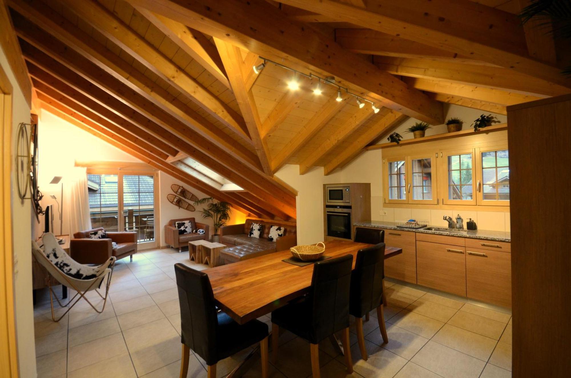 Luxury Penthouse Apartment Lauterbrunnen Extérieur photo