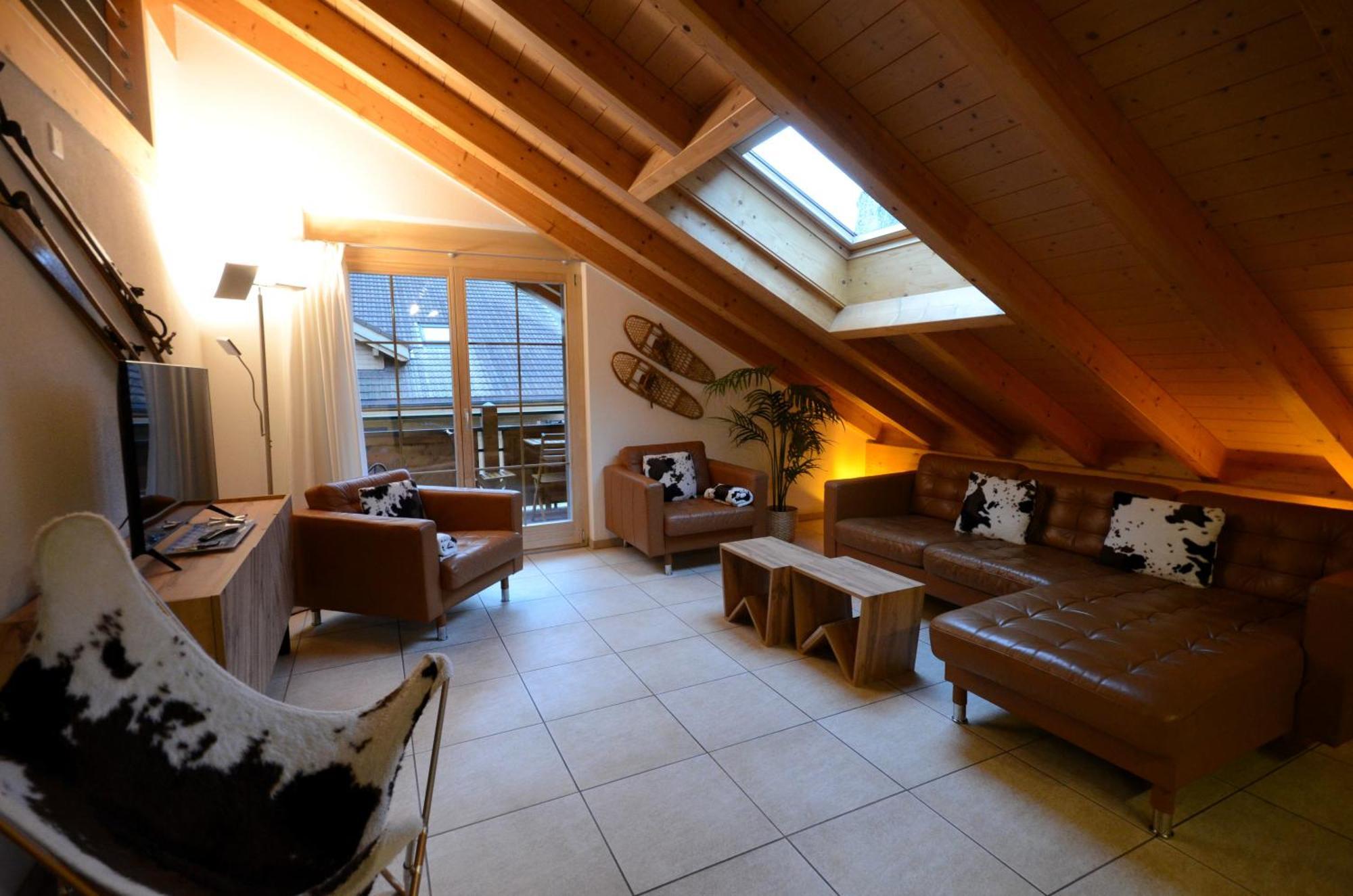 Luxury Penthouse Apartment Lauterbrunnen Extérieur photo